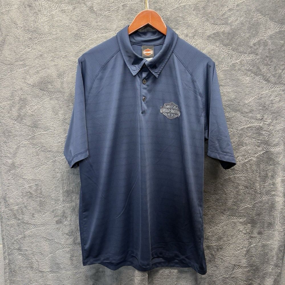 Harley-Davidson Men's Navy Polo Shirt